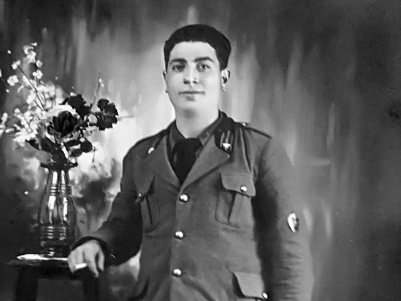 Gabriele Paglia, Infermiere in guerra, contadino nella vita!